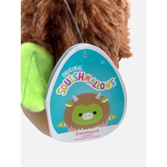 Squishmallow Desmund the Dragon in Francis the Lion Costume Halloween 7.5" Plush - Picture 8 of 9